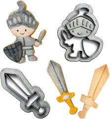 0255053 BOITE A BISCUITS ROI EN PLASTIQUE, 2 PIÈCES, Argent