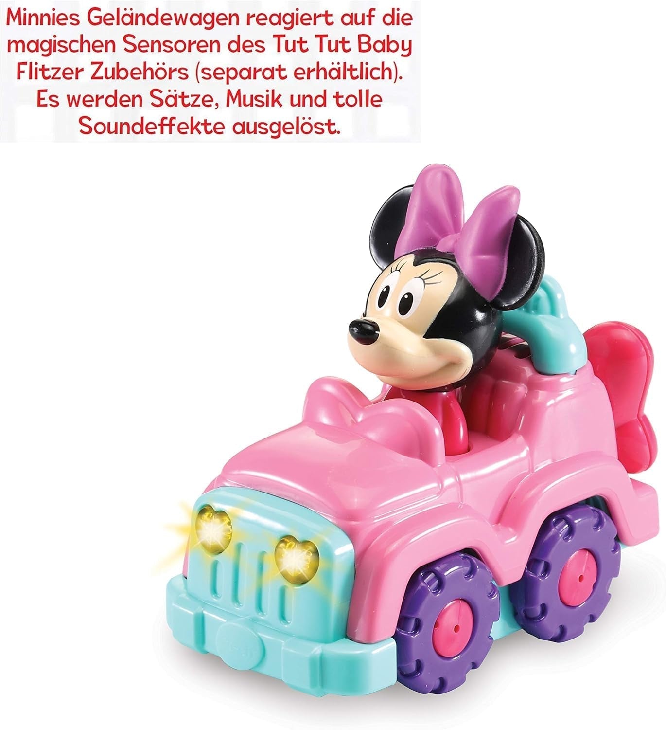 Vtech TUT TUT Baby Flitzer - vehiculul all-terrain al lui Minnie Jucarii Bebe Naty Shop