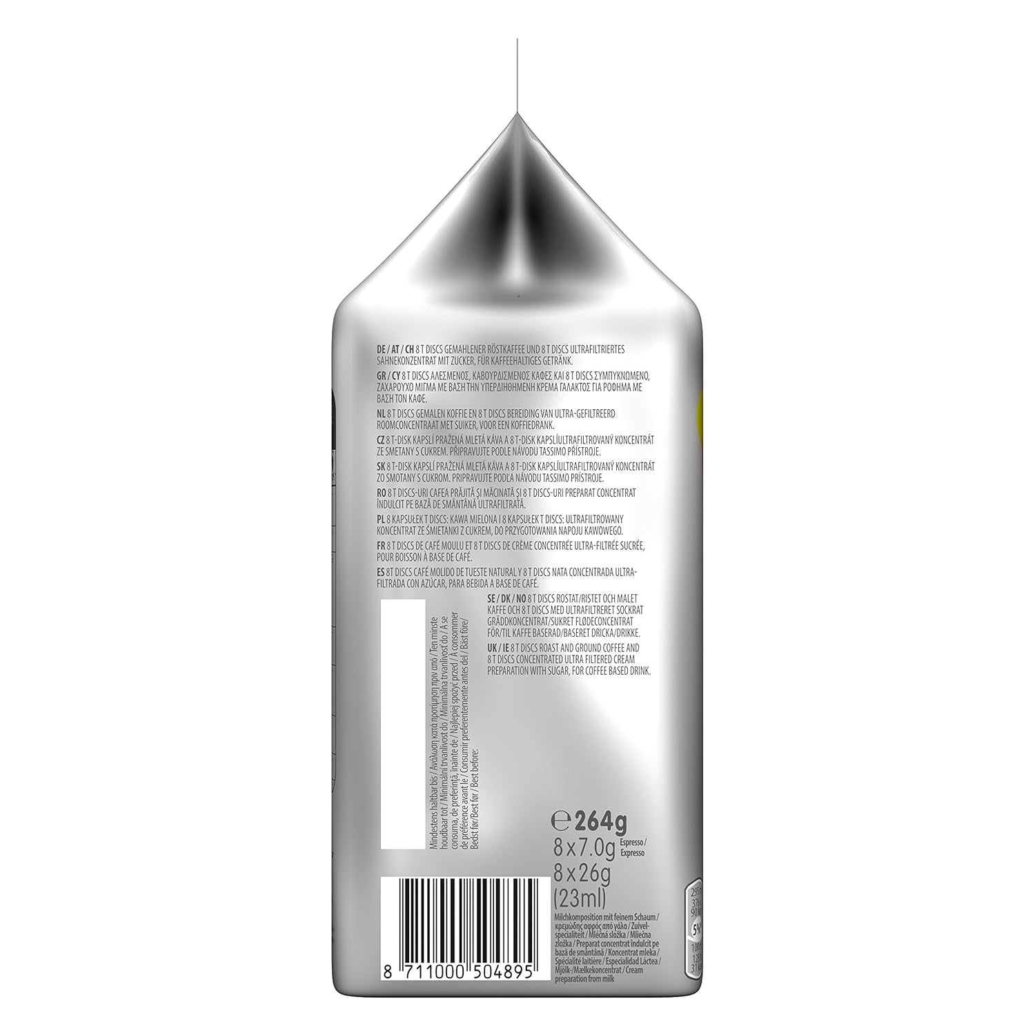 Tassimo Kapseln Jacobs Type Latte Macchiato Classico, 5 x 8 tampons, 40 Kaffeekapseln