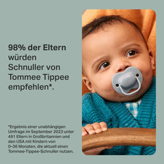 Tommee Tippee Anytime Suces, 0-6 mois, paquet de 6 sucettes symétriques, sans BPA