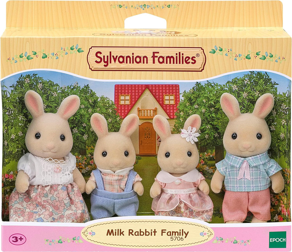 Sylvanian Families L5706 Milchhasen Familie - Figuren für Puppenhaus