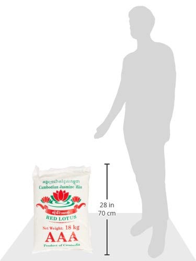 Riz parfumé/riz au jasmin, grain long, qualité AAA, 1 paquet (1 x 18 kg)