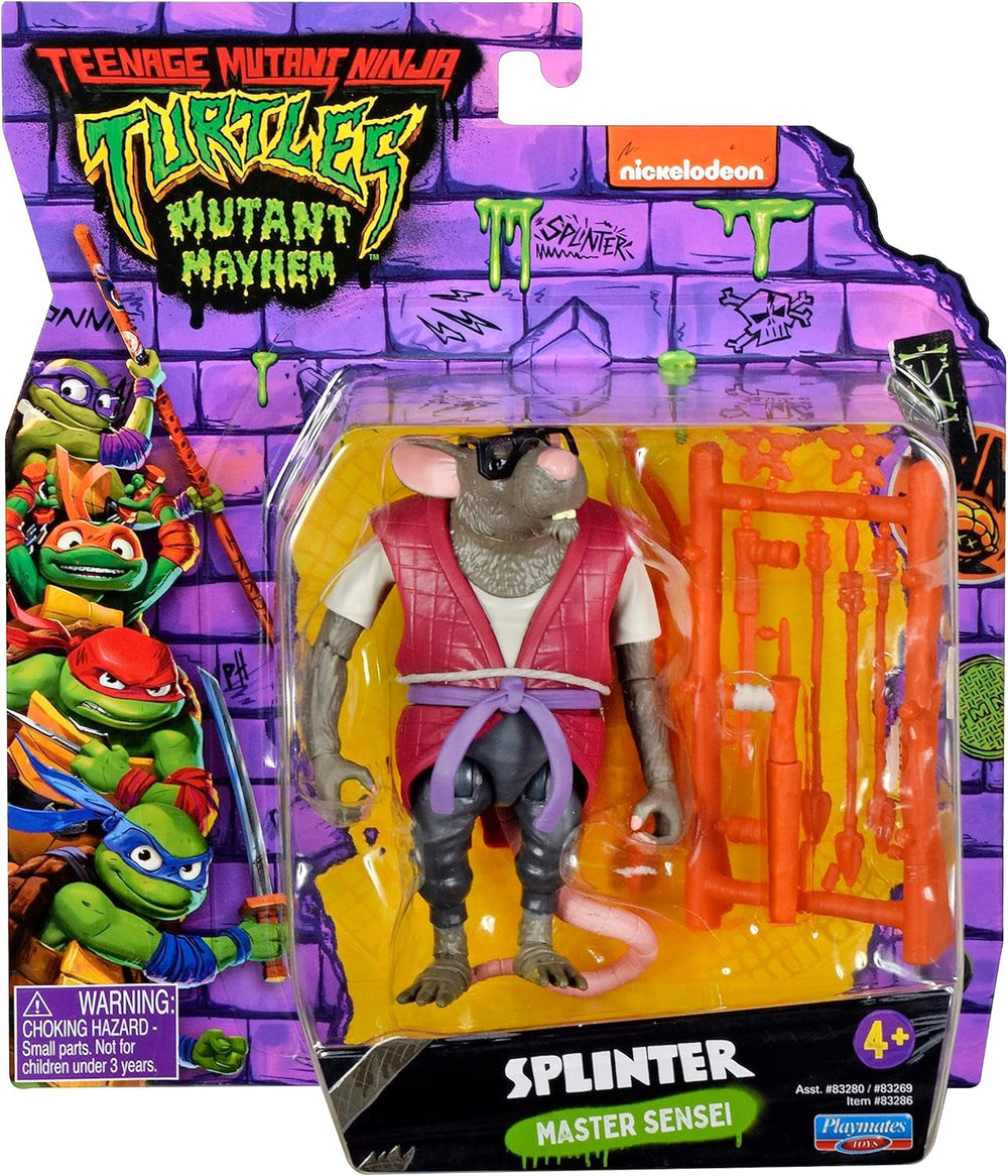 TEENAGE MUTANT NINJA Turtles - Splinter Figurine de base Figurines Naty Shop Toy_Figure