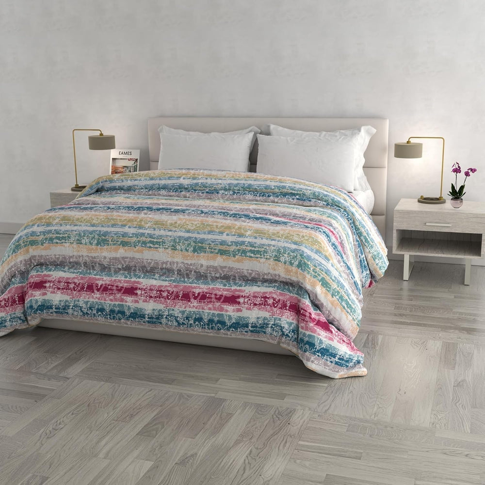 Couette hiver tendance, Florence, 260X260Cm Couettes et couettes Naty Shop Lignes d'amour 260X260Cm