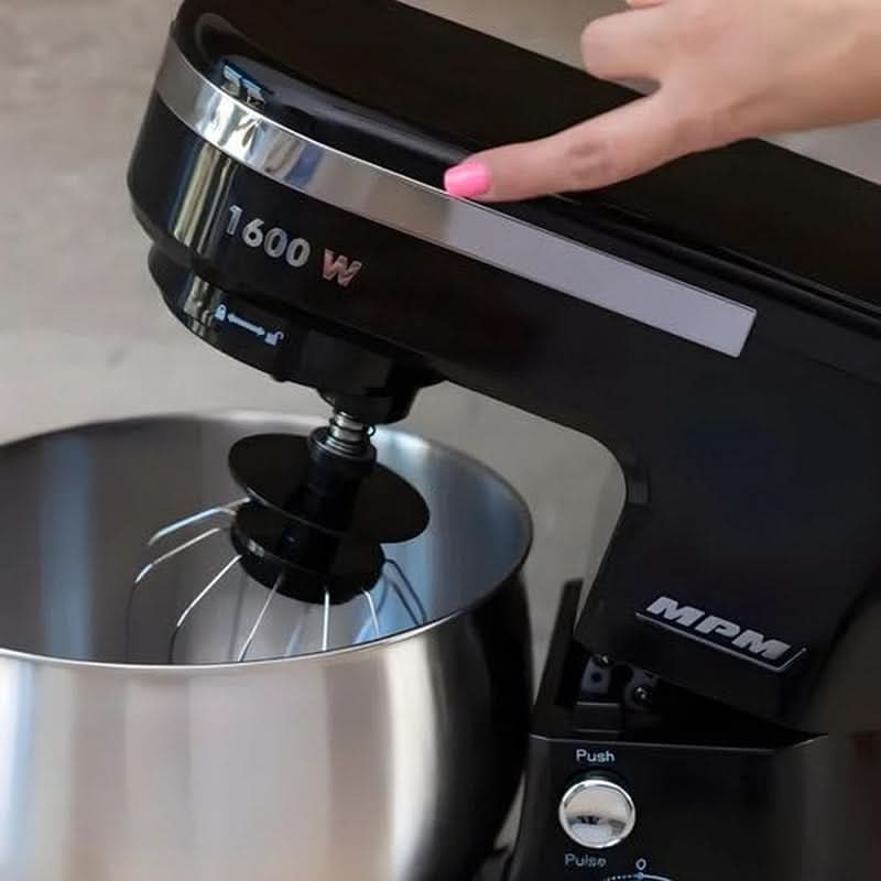 MPM - Planeten-Küchenmaschine Mit 2 Rührschüsseln 4 & 5 Liter - 1600W Küchenmaschine - Schwarz Mère et Enfant Naty Shop