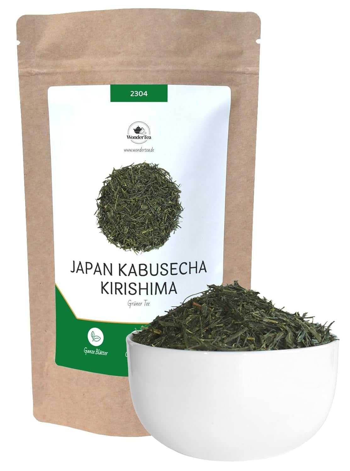 Ceai verde japonez Kabusecha Kirishima, Kabuse Sencha japonez, ceai verde premium vrac, fără arome adăugate | Wondertea Ceai verde japonez Kabusecha (50 g)