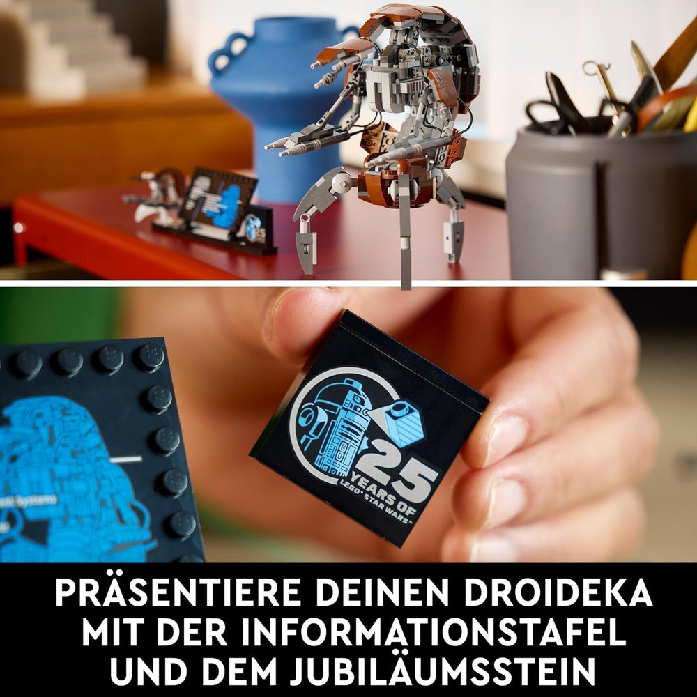 LEGO Star Wars Droideka Set, Kit de modèle de droïde pour adultes, décoration de bureau, objet de collection, idée cadeau pour hommes et femmes 75381 Ensembles de construction Besuche den LEGO-Store