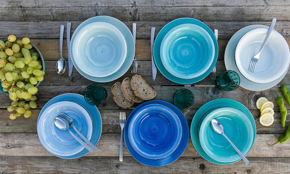 VDE 1996 Baita Acqua Ocean 5907301 Serviciu de masa, 18 bucăți Seturi vesela masa Naty Shop