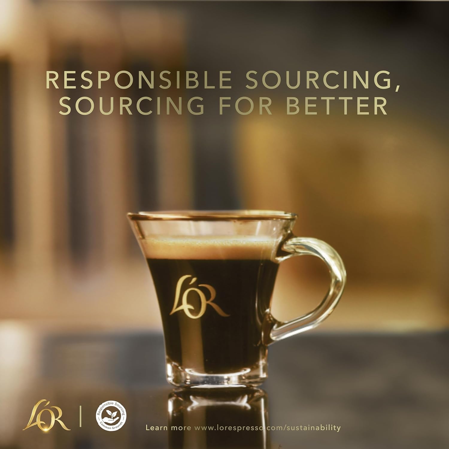 L'OR Barista Kaffeekapseln Ristretto, exclusif pour L'OR Barista Maschinen, 5er Pack, 5 x 10 Kapseln