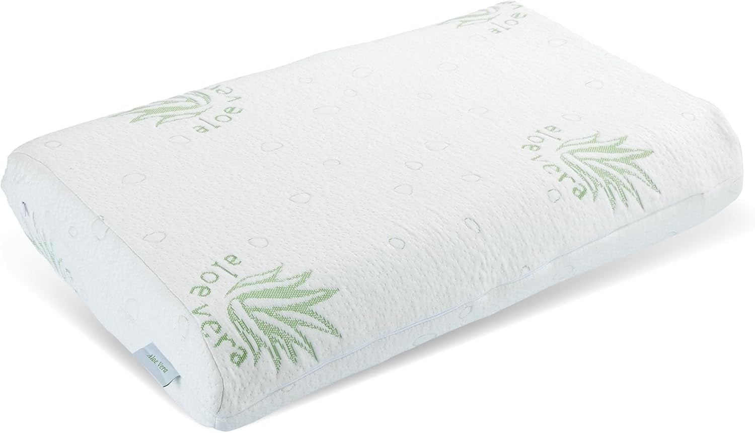 Oreiller de soutien cervical Maximex Visco, oreiller de soutien respirant avec rembourrage en mousse ergonomique, oreiller de soutien cervical réglable en hauteur et en hauteur pour un sommeil réparateur, avec Aloe Vera Naty Shop Oreillers standard Titre par défaut