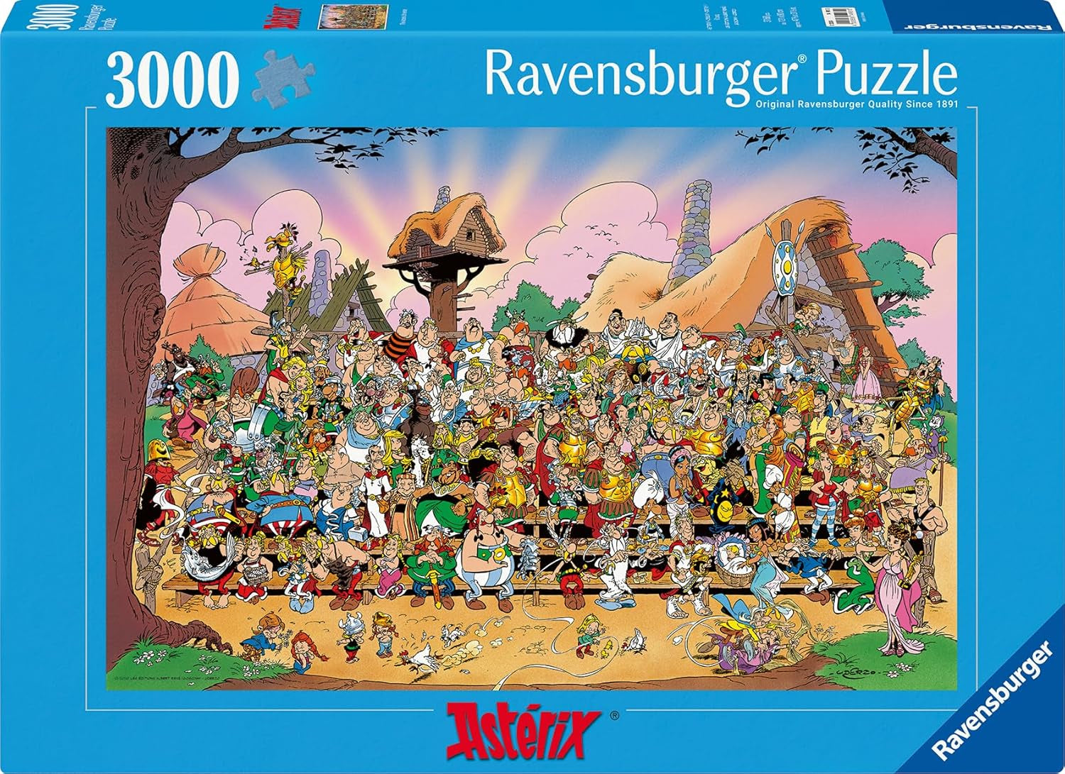 Ravensburger - Puzzle pour adultes - Puzzle 3000 pièces - Univers d'Astérix - Adultes et enfants à partir de 14 ans - Puzzle de haute qualité fabriqué en Europe - Personnages de bandes dessinées - 14981 Puzzle Naty Shop