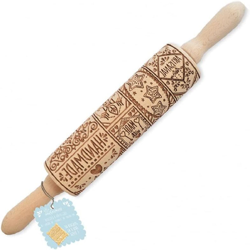 Scrapcooking 5239 Rouleau d'impression en bois "fait maison"