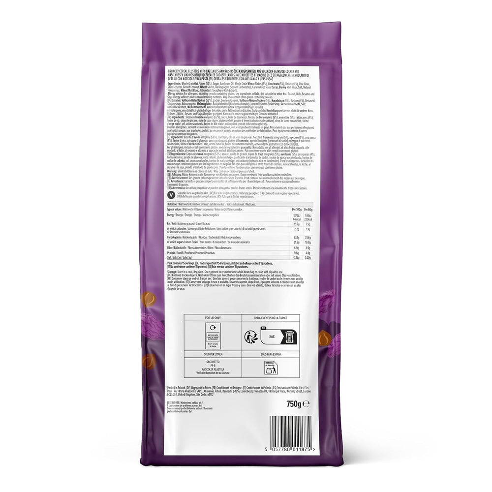 Muesli croquant aux fruits et noix d'Amazonie, 750 g