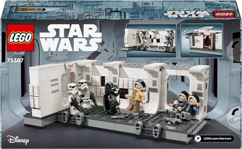 LEGO Star Wars Tantive IV Boarding, jouet de construction du film A New Hope, ensemble de jeu fantastique à collectionner, idée cadeau pour garçons et filles à partir de 8 ans et collectionneurs 75387 Ensembles de construction Beuche den LEGO-Store
