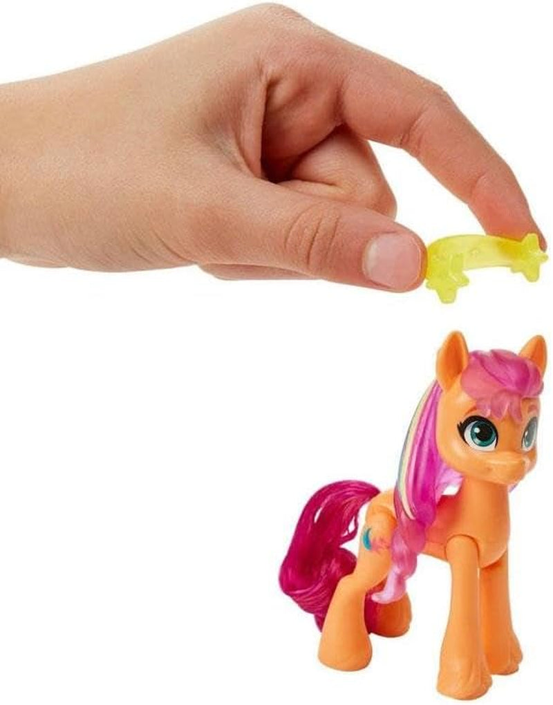 My Little Pony - Découvrez votre poney Sparkle : Beauty Mark Magic Sunny Starscout, poney du sabot au cœur 7,5 cm, à partir de 5 ans, F5250, multicolore