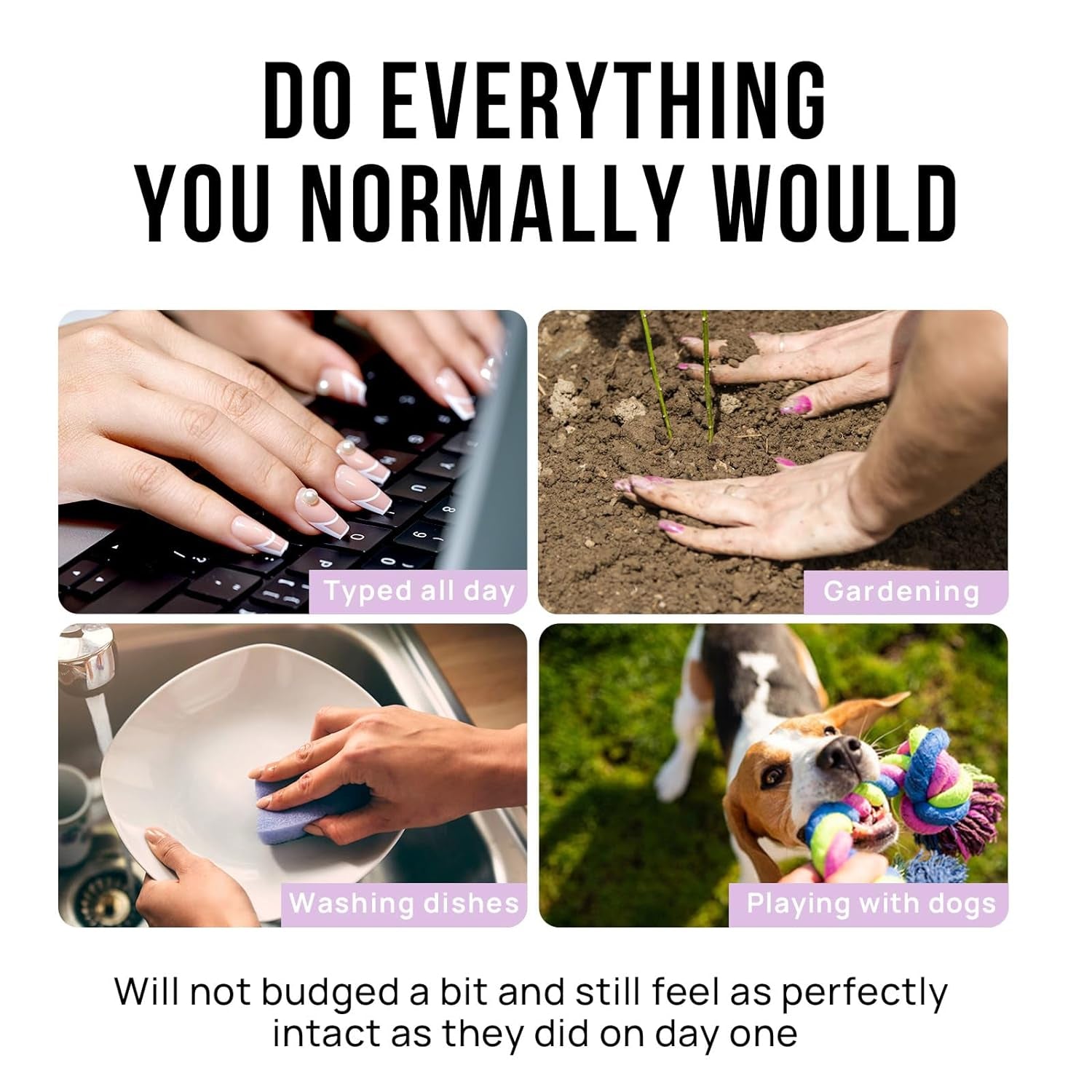 Btartbox Faux Ongles Carrés Courts Baby Boomer Colle Sur Blanc Dégradé Rose Faux Ongles Ongles Artificiels Courts avec Colle À Ongles 30 Pièces Faux Ongles Carrés