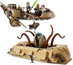 LEGO Star Wars : Le Retour du Chevalier Jedi Desert Skiff et Sarlacc Pit Fantasy Collection et jeu de construction Jouet de construction Cadeau pour garçons, filles et tous les fans 75396 Jeux de construction Besuche den LEGO-Store