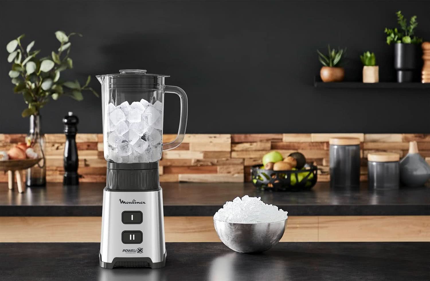 Blender Pulseo LM17GD, 400 W, 4 lames, 700 Ml, récipient Portable 600 Ml cuisine Naty Shop