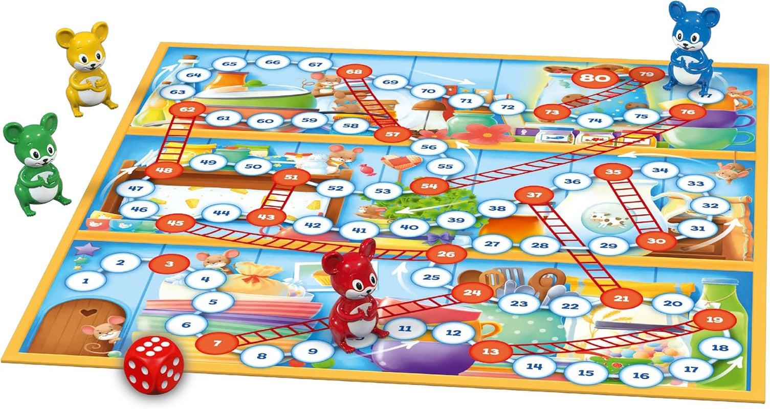 Schmidt Spiele 40553 Grand jeu d'échelle, jeu pour enfants, 52 x 36 cm