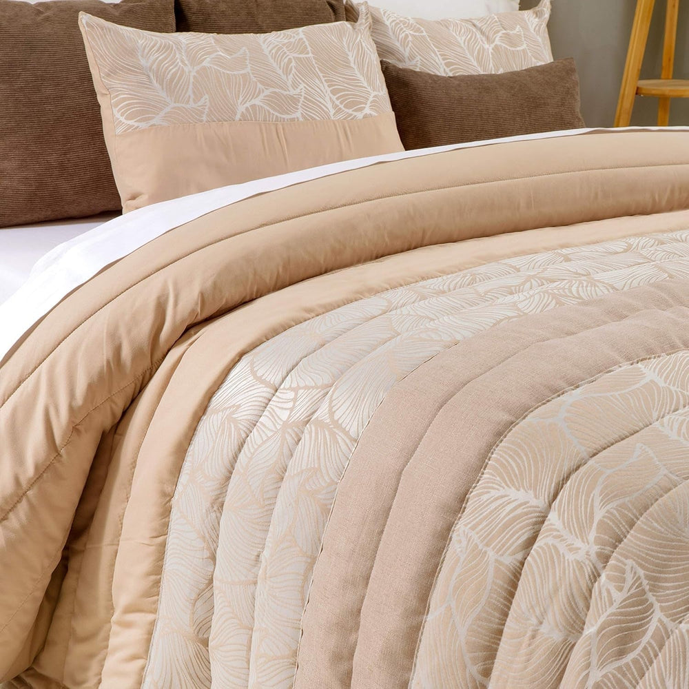 Couverture Sancarlos Spring 1, couleur crème, pour lits d'une largeur de 105 cm Couettes et couettes Naty Shop