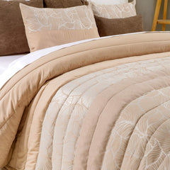 Couverture Sancarlos Spring 1, couleur crème, pour lits d'une largeur de 105 cm Couettes et couettes Naty Shop