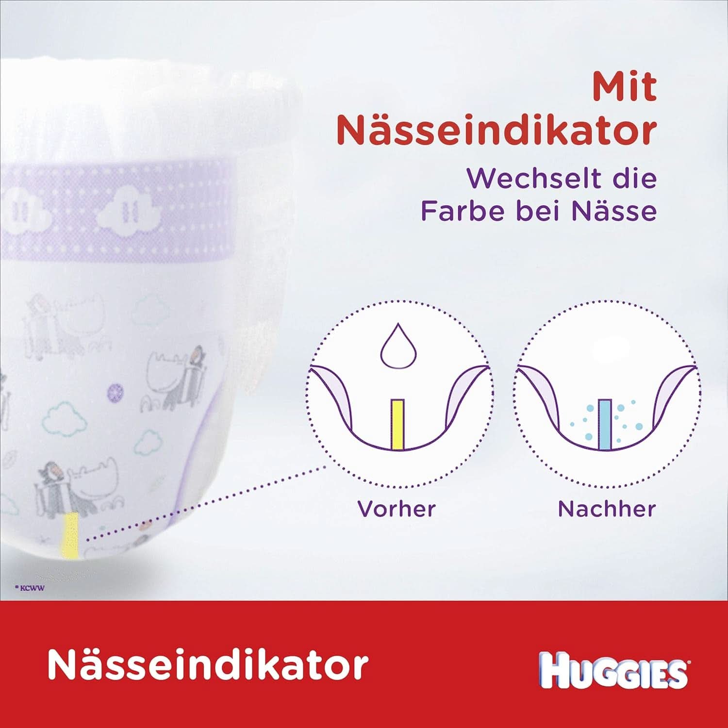 Pantalon Huggies Ultra Comfort, taille 5, 12-17 kg, Pour les enfants actifs, Avec indicateur d'humidité et technologie de ceinture nuageuse, 128 couches Mère et Enfant Naty Shop