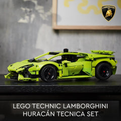 LEGO 42161 Technic Lamborghini Huracán Tecnica Kit de modèle de voiture jouet Ensemble de construction de voiture de course pour enfants garçons filles Collection de fans de sports mécaniques Ensembles de construction cadeaux Besuche den LEGO-Store