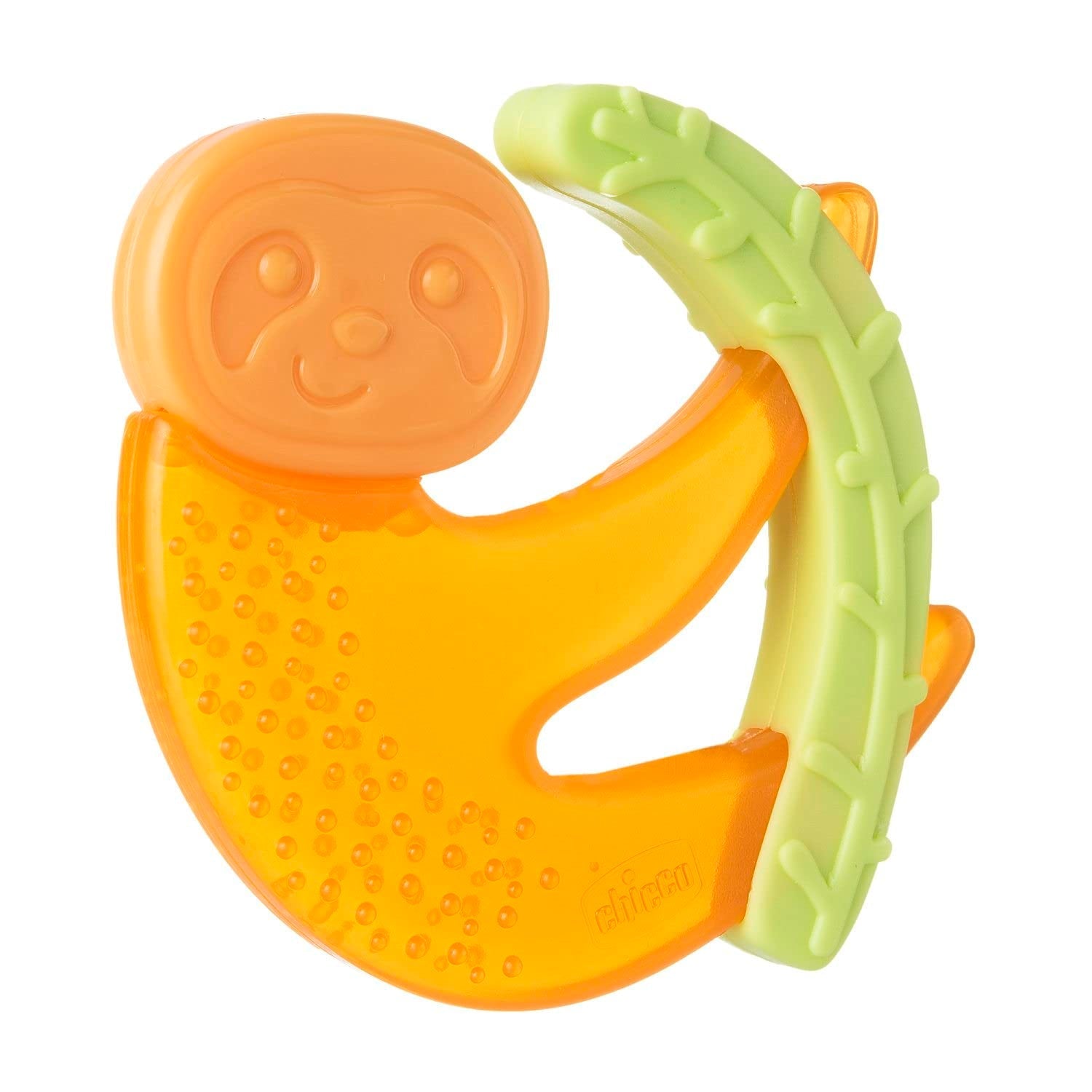 Anneau de dentition Chicco Fresh&Relax Singe ou Paresseux, 4M+, rempli d'eau stérile