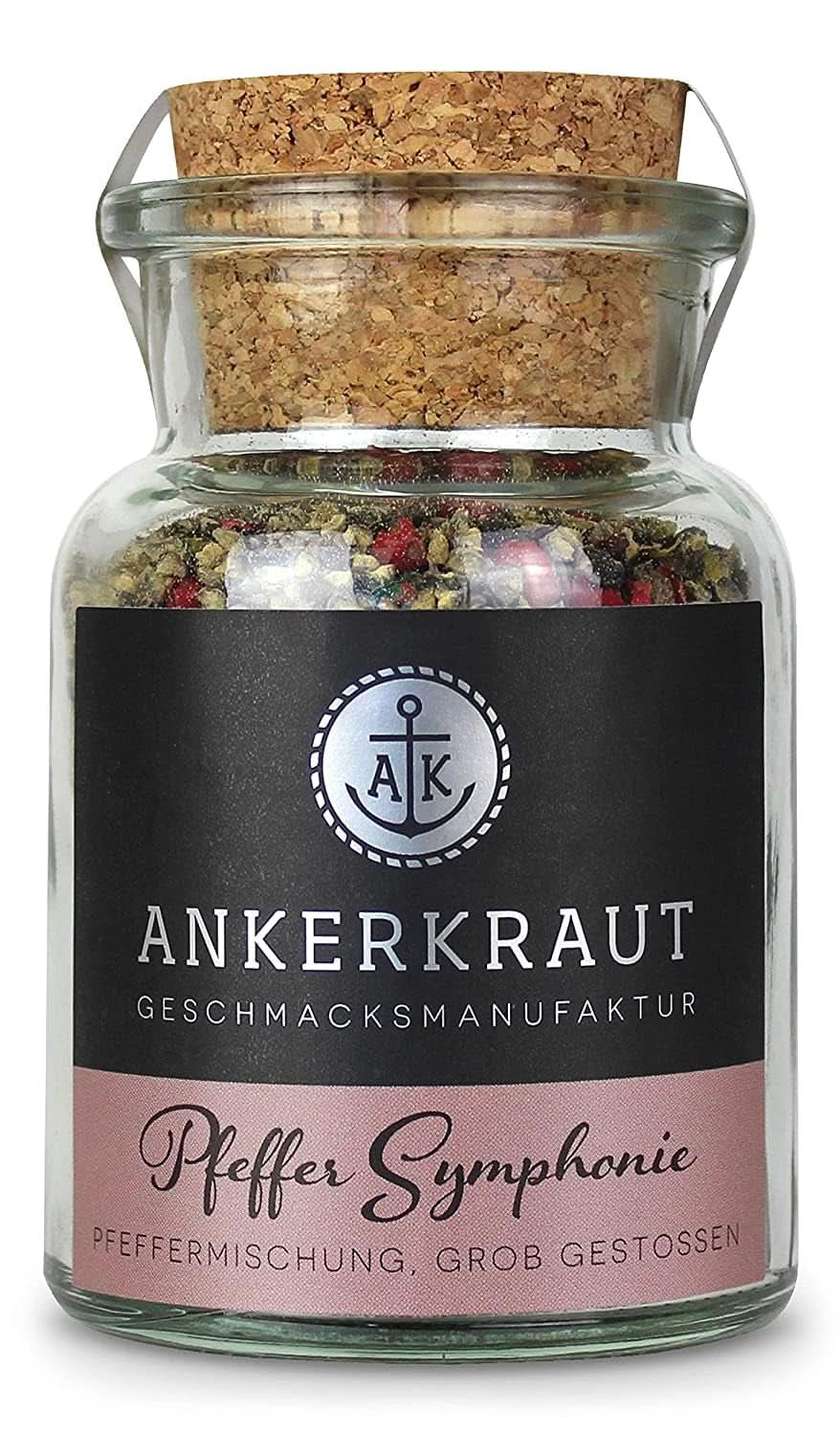 Ankerkraut Symphonie, mélange de poivre pour assaisonner avec arôme et goût, 140 grammes Naty Shop Spices Ground 70 grammes