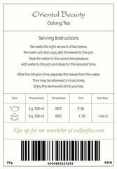 Oriental Beauty Thé Oolong de Taiwan - Dongfang Meiren Thé taïwanais - Wu Long White Tips ou Thé Bleu Wu Long Thé Thé bleu oriental Thé bleu Thé Olong Thé Olong Thé Oolong biologique Thé Oolong