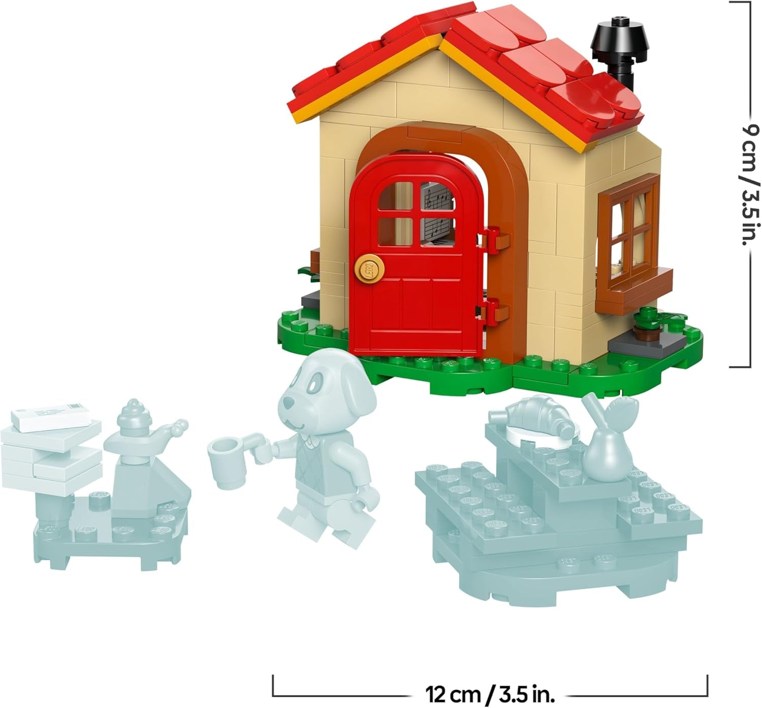 LEGO Animal Crossing - Bienchens gemütliches Haus - Spielzeug mit Minifigur, Klavier, Picknicktisch & Lebensmittel Zubehör - Spielset Gamer Geschenk für Mädchen, Jungen & Fans ab 6 Jahren - 77058