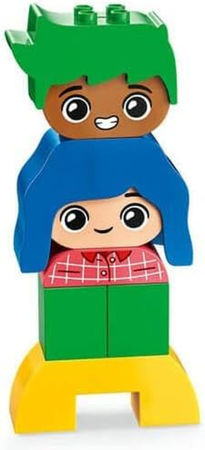 LEGO DUPLO Big Feelings, jeu de construction à empiler avec 23 briques colorées et 4 figurines, jouet de motricité pour favoriser le développement social et émotionnel des jeunes enfants à partir de 18 mois 10415 Jeux de construction Beuche den LEGO-Store