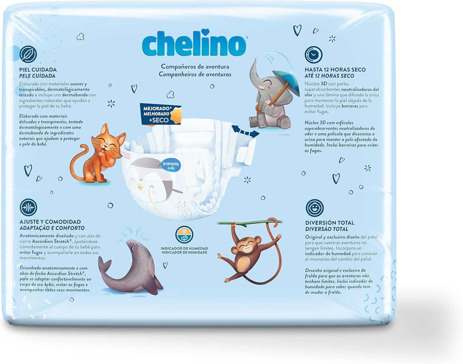 Couches Indas Fashion & Love, Junior T 5 pour 13-18 kg, (30 pièces) mère et enfant Naty Shop