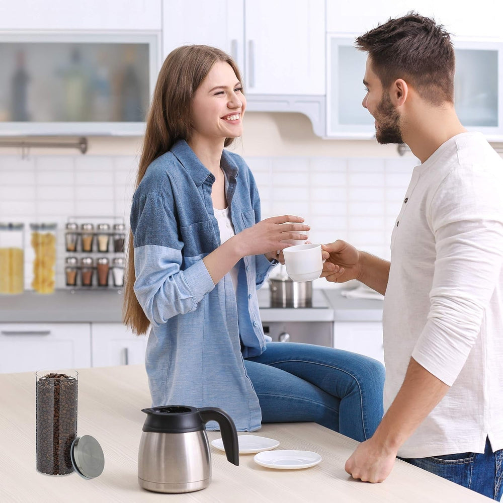 Relaxdays Lot de 3 Boites de Conservation, Fermées, Couvercle Inox, Pour Pâtes, Muesli et Riz, Récipient de Cuisine 1,5 L, Argent Transparent, 24 x 9,5 x 9,5 cm, Boites de Conservation Transparentes Argent Naty Shop