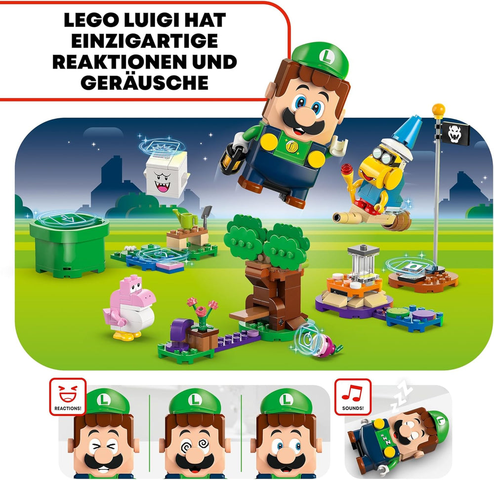 LEGO Super Mario Apprendre avec Luigi interactif, Jeu Nintendo pour jeunes, filles et joueurs à partir de 6 ans, Ensemble de jeux pour enfants avec bébé rose Yoshi 71440