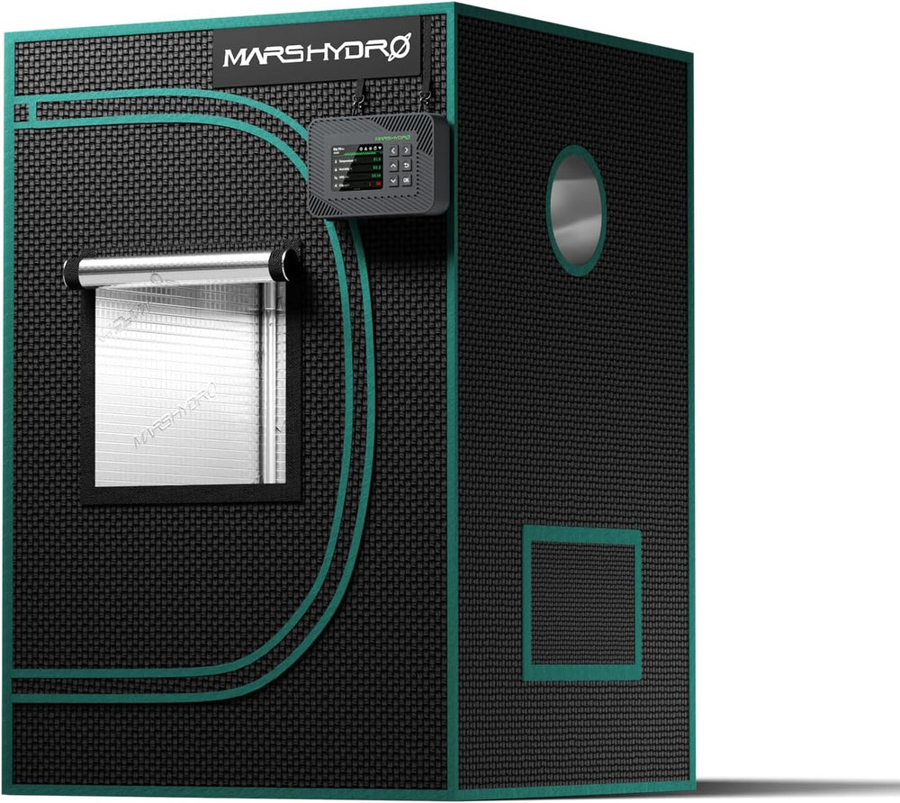 MARS HYDRO Tente de culture 60 x 60 x 140 cm, tente de culture intérieure, tentes de culture en Mylar réfléchissant pour culture hydroponique, plateau inférieur amovible pour espace de culture des plantes