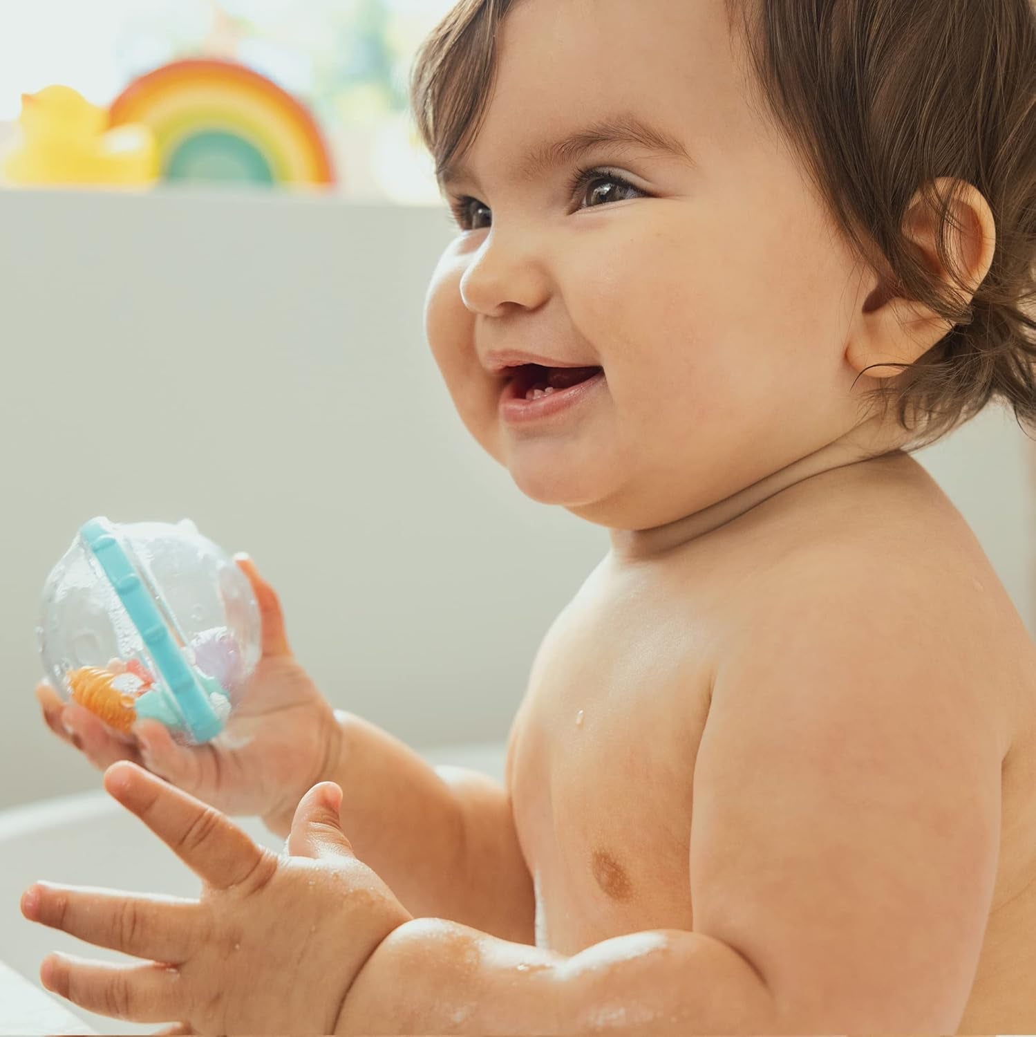 Jucărie de baie Munchkin Float and Play Bubbles | Baby Essentials | Jucării de baie pentru bebeluși și copii | Jucării de baie pentru bebeluși și jucării de duș | 2 pachete Jucarii Bebe Naty Shop