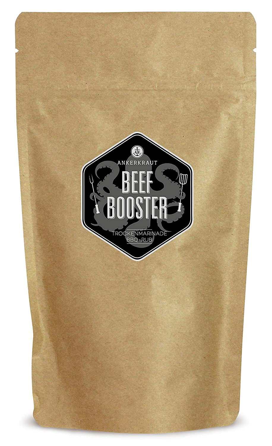 Ankerkraut Beef Booster, Rub Brisket et Steak Gewürz, Gewürzmischung für Fleisch, 230g en Streuer