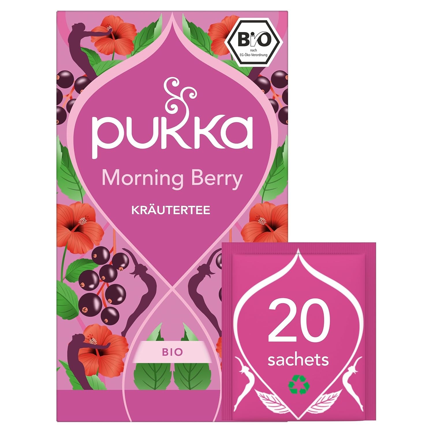Pukka | Amestec de ceaiuri aromatizate bio „Vanilla Chai” | Scorțișoară, ghimbir și vanilie | Ceai pentru o răsfățare cu dulceață naturală | Pachet de 1 | 20 pliculețe de ceai