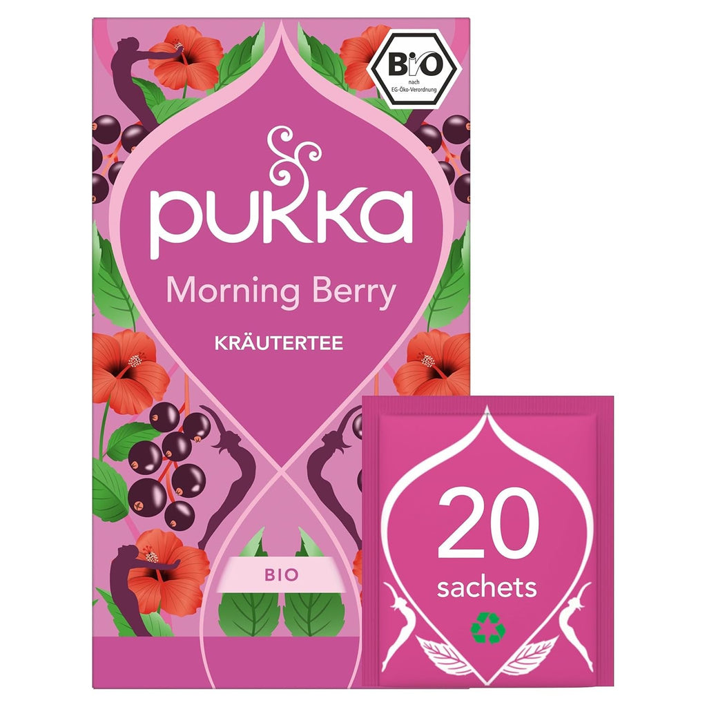 Pukka | Amestec de ceaiuri aromatizate bio „Vanilla Chai” | Scorțișoară, ghimbir și vanilie | Ceai pentru o răsfățare cu dulceață naturală | Pachet de 1 | 20 pliculețe de ceai