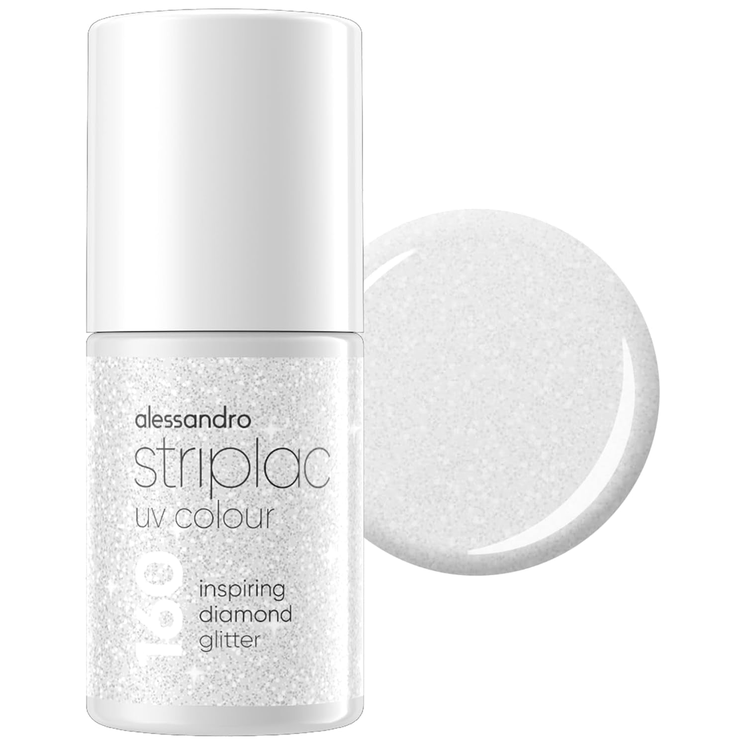 Vernis à ongles UV Alessandro Striplac White Honeymoon - Délicat et longue tenue - S'enlève facilement grâce à la technologie de retrait - Vegan et cruelty-free - 8 ml