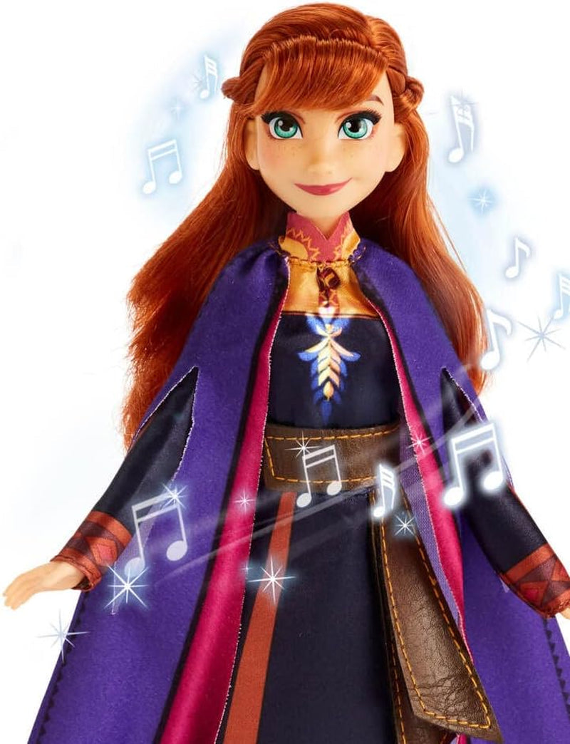 Hasbro Ice Queen Singing Anna păpușă cu muzică în rochie violet la Disney's The Ice Queen 2, jucărie pentru copii de la 3 ani 57237830 Multicolor Papusi Naty Shop