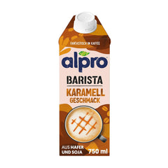 Alpro Barista Karamell – Zum Aufschäumen – Von Natur sans lactose – 8 x 750 ml – Haltbar