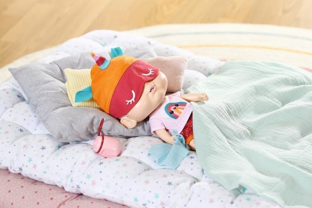 Baby Robin, 30 cm, grande poupée pour bébé avec des fonctions sonores agréables et brillantes, y compris une chemise, un tuyau, des vêtements, une barboteuse, une bouteille et un harnais, 905586 Zapf Creation