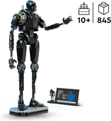 LEGO Star Wars 75434 Security Droid K-2SO - Construiește și expune figura, jucărie de construcție, model de colecție cu panou informativ - Cadou pentru băieți, fete și adulți fani Andor Seturi de constructie Besuche den LEGO-Store