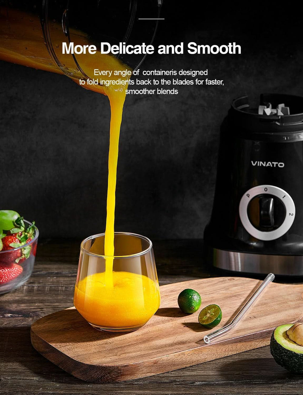 Mixer, Standmixer Mit 4 Klingen Mixer Für Smoothies, Milchshakes Und Säfte,Blender Mit Edelstahlklingeneinheit, Sicherheitsschalter Bucatarie Naty Shop