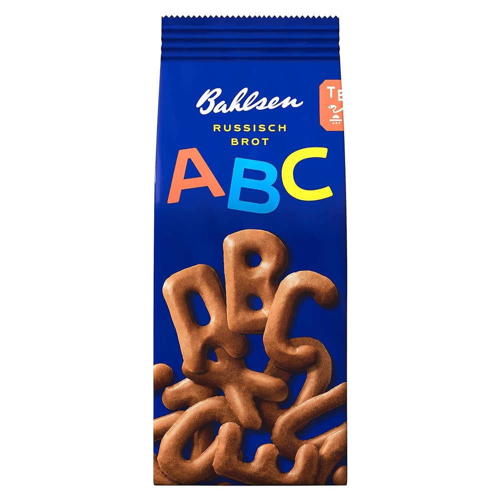 Pain Russe ABC Bahlsen - Paquet de 12 - Biscuits Lettres Croquants (12 x 100g)