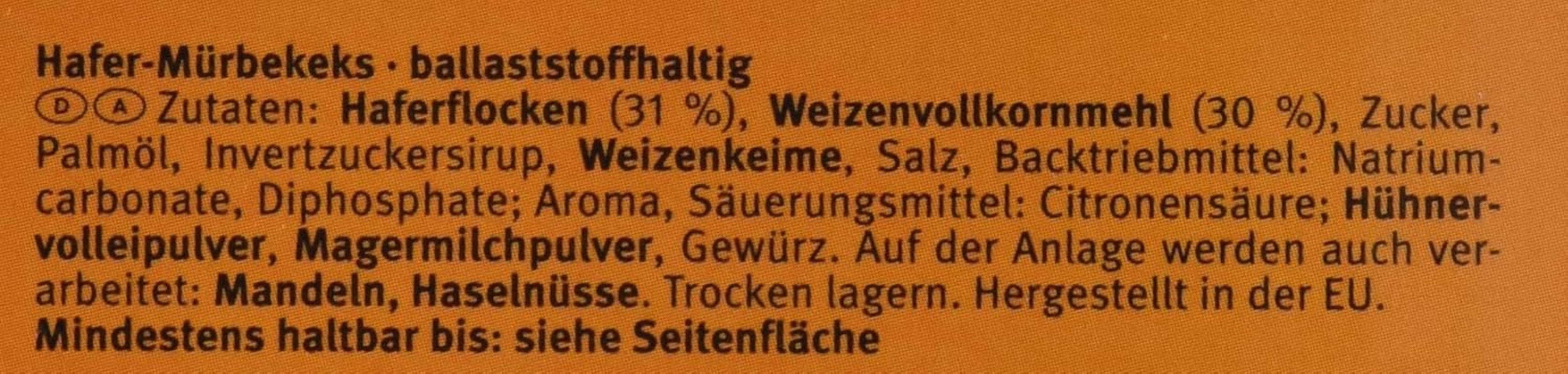 Brandt Hobbits Crunchy - Paquet de 2 - Boîte de restauration de 60 paquets - Biscuits à grains entiers à l'avoine à haute teneur en fibres (60 x 22,8 g)