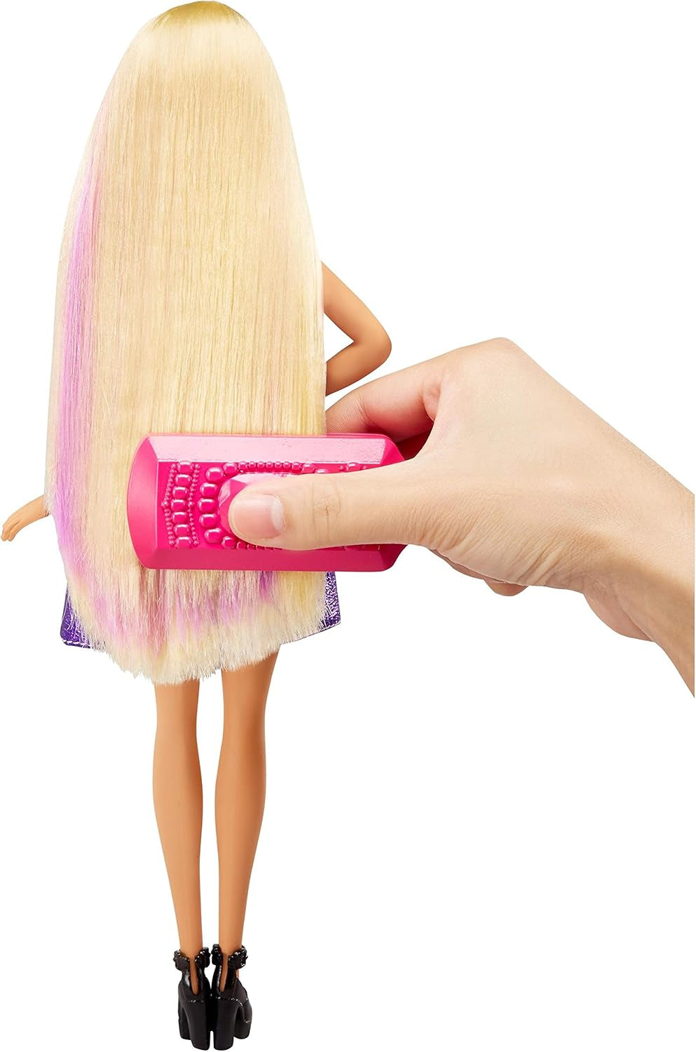 Mattel Barbie DWK49 Ensemble de jeux Wellen et Lockenspaß, grande couleur