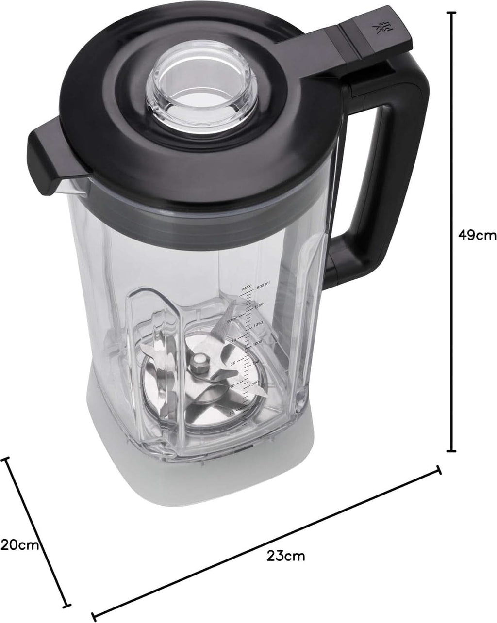 WMF Kult Pro Hochleistungs-Standmixer 1.600 Watt, 36.000 U/Min, Mixbehälter 1,8L, 6 Autoprogramme, Smoothie-, Ice Crush- Und Intervall-Funktion Mama si Copilul Naty Shop